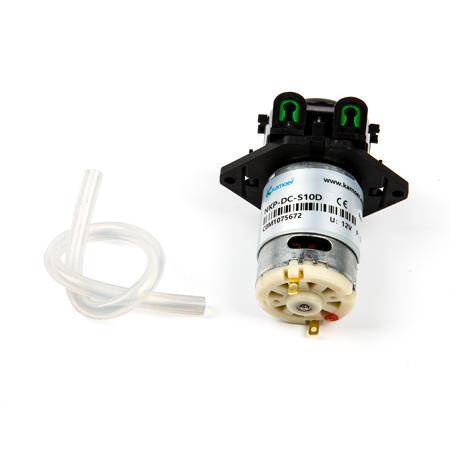 Black 12V Silicone Tube Liquid Pump ID:3mm-OD:5mm- 19-100 mL/Min. - 6