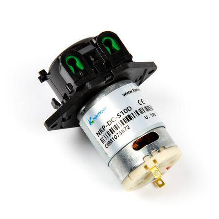 Black 12V Silicone Tube Liquid Pump ID:3mm-OD:5mm- 19-100 mL/Min. - 9