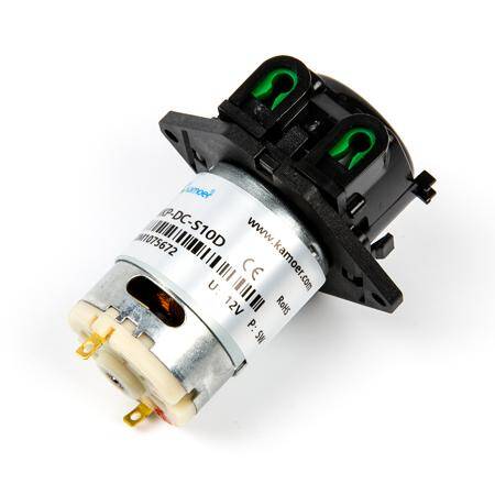 Black 12V Silicone Tube Liquid Pump ID:3mm-OD:5mm- 19-100 mL/Min. - 10