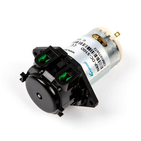 Black 12V Silicone Tube Liquid Pump ID:3mm-OD:5mm- 19-100 mL/Min. - 12