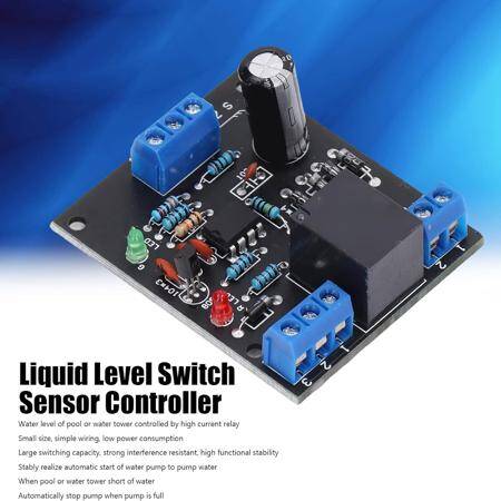 Black 12V Water Level Controller Switch Liquid Level Sensor Module - 5