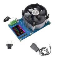 Black 2-4 Inch 150W DC USB Tester Electronic Load Battery Tester Discharge Charge Power Meter Supply DetecTor Meter - 1