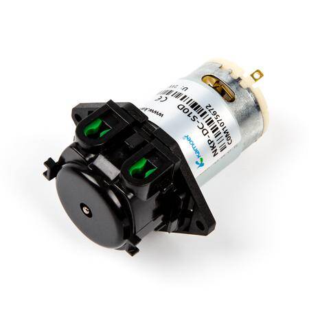 Black 24V Silicone Tube Liquid Pump ID:3mm-OD:5mm- 19-100 mL/Min. - 11