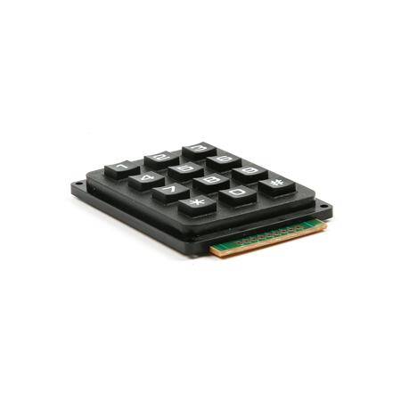 Black 3x4 Keyboard - 1