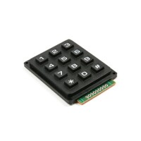 Black 3x4 Keyboard - 2
