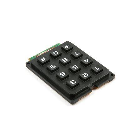 Black 3x4 Keyboard - 4
