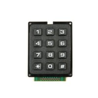 Black 3x4 Keyboard - 7