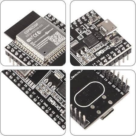 Black DIY Kit Electronic ESP32-DEVKITC Core Board - ESP32 Development Doard ESP32-WROOM-32D For Arduino - ESP32-WROOM-32D - 2