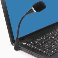 Black High Quality Mini 3.5mm Microphone - 2
