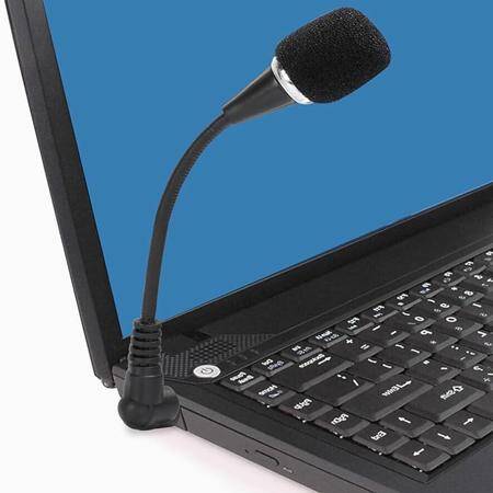 Black High Quality Mini 3.5mm Microphone - 2