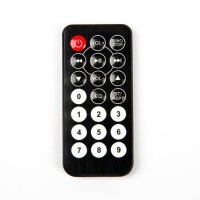 Black IR Remote Control With Battery - 2