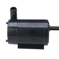 Black Mute Sounds Mini Submersible Pump DC 3-5V - 3