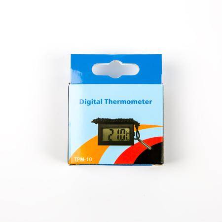 Black TPM-10 LCD Electronic Fish Tank Water Detector Thermometer Aquarium Digital Thermograph With 1 Meter Wire Without Battery - 3