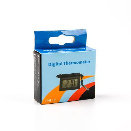 Black TPM-10 LCD Electronic Fish Tank Water Detector Thermometer Aquarium Digital Thermograph With 1 Meter Wire Without Battery - 4