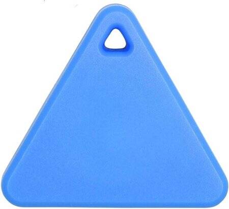 Black Triangle Smart Mini GPS Tracker Anti-Lost Waterproof Bluetooth Tracer With CR2032 Battery - 1