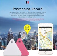 Black Triangle Smart Mini GPS Tracker Anti-Lost Waterproof Bluetooth Tracer With CR2032 Battery - 3