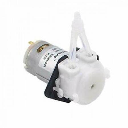 Black Type L 24V Silicone Tube Liquid Pump ID:3mm-OD:5mm- 19-100 mL/Min. - 1