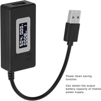 Black USB Tester Current DetecTor And Voltmeter With LCD Screen MoniTors Mobile Power Capacity Electrostatic Bag Packing - 4