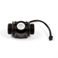 Black Water Flow Sensor (Sea) FS400A Flowmeter G1 1-60L/min 3.5-12V - 3