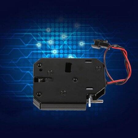 Black XG-07E DC5V 1-2A Small Locker Electromagnetic Lock Size:50x40x10mm - 3