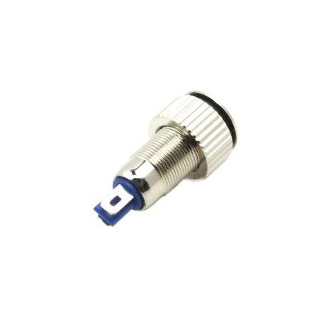 Blue 10-24V 12mm LED Metal Indicator Light - 3