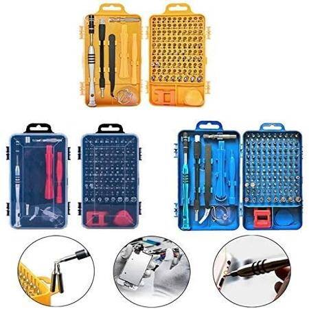 Blue 115 in 1 Multi-Purpose Screwdriver Set - Plastic Box - 3