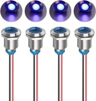 Blue 3-9V 12mm LED Metal Indicator Light - 1