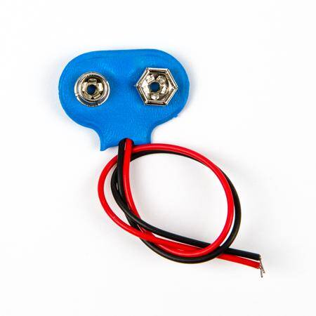 Blue 9V Battery Connector Length:10cm - 1