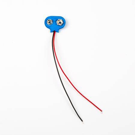 Blue 9V Battery Connector Length:10cm - 3