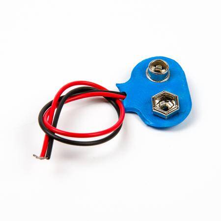 Blue 9V Battery Connector Length:10cm - 5