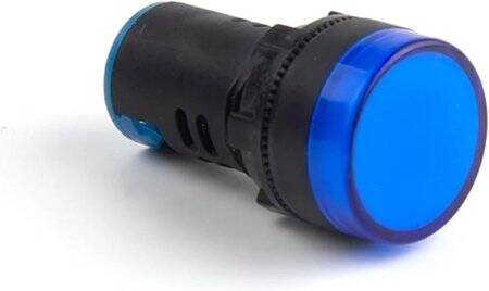 Blue AC380V 22mm AD16-22DS LED Power Pilot Signal Light Lamp - 1