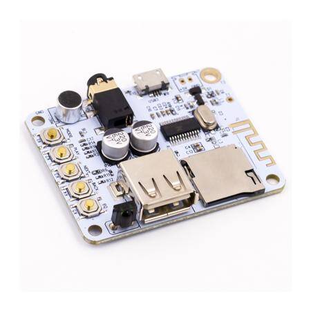 Bluetooth Audio Receiver Board - AUX Car Audio Modification - Lossless Bluetooth Receiver - MP3 Decoder Board (Without Battery) - 2