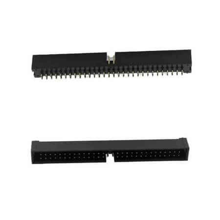 BOX HEADER-60P-2.54-S CONN. BOX HEADER 60PIN(2x30) THT V/T MALE BLACK - 1