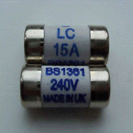 BS1361 FUSE CERAMIC 10x26 15A 250V ALERT - 1