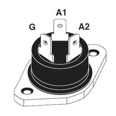 BTA40-800B TRIAC MOD.40A 800V ISOLATED SENSITIVITY RD91 - 1