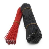 Bundle 24AWG 15cm Electronic Wire Cable Tinning Red - 1