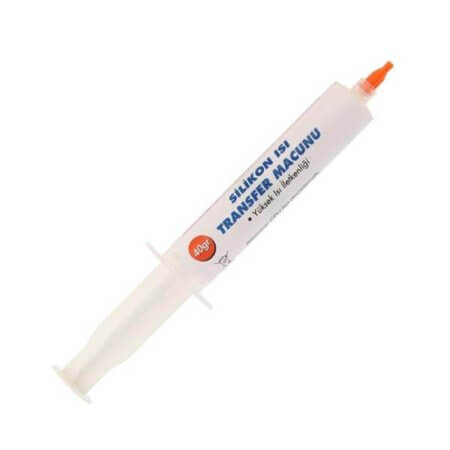 BYZ TER.MAC.ŞIRINGA 40GR ISI TRANSFER SİLİKONU ŞIRINGA 40GR BEYAZ - 1