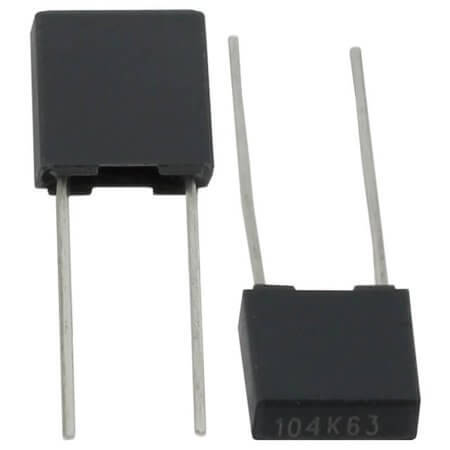 C241J104K20A201 CAP.POL.100nF 63VDC 5MM 10% MKT BOX TB FARATRONIC - 1
