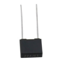 C241J224J2SA201 CAP.POL.220nF 63VDC 5MM 5% MKT BOX TB FARATRONIC - 1