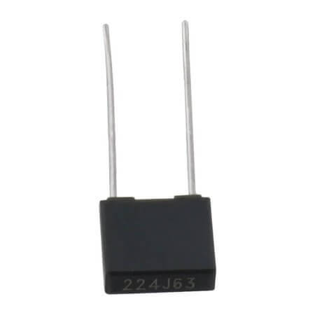 C241J224J2SA201 CAP.POL.220nF 63VDC 5MM 5% MKT BOX TB FARATRONIC - 1