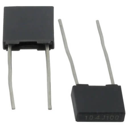 C242A104J2SA201 CAP.POL.100nF 100VDC 5MM 5% MKT BOX TB FARATRONIC - 1