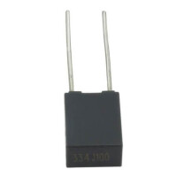 C242A334J2SA201 CAP.POL.330nF 100VDC 5MM 5% MKT BOX TB FARATRONIC - 1