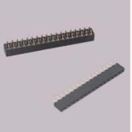 C2823-06ASGH00R FEMALE HEADER 6PIN(1x6) 2.54mm THT V/T TRAY - 1