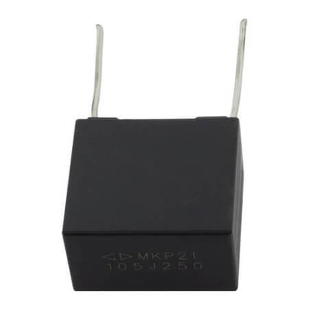 C322E105J60A605 CAP.POL.1uF 250VDC 15MM 5% MKP TB FARATRON - 1