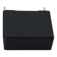 C322J104J60C450 CAP.POL.100nF 630VDC 15MM 5% - 1