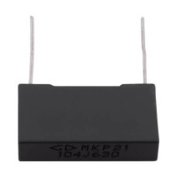 C322J104J90A907 CAP.POL.100nF 630VDC 22.5MM 5% MKP TB FARATRONIC - 1