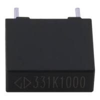 C323A331K31C320 CAP.POL.330pF 1000VDC 7.5MM 10% MKP TB - 1