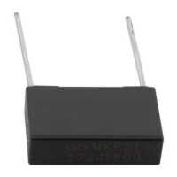 C323C272J60A605 CAP.POL.2n7 1600VDC 15MM 5% MKP TB - 1