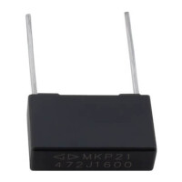 C323C472J60A605 CAP.POL.4n7 1600VDC 15MM 5% MKP TB FARATRONIC - 1