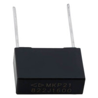 C323C822J60A605 CAP.POL.8n2 1600VDC 15MM 5% MKP TB - 1